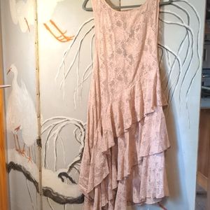 Free People Asymmetrical Lace Dress